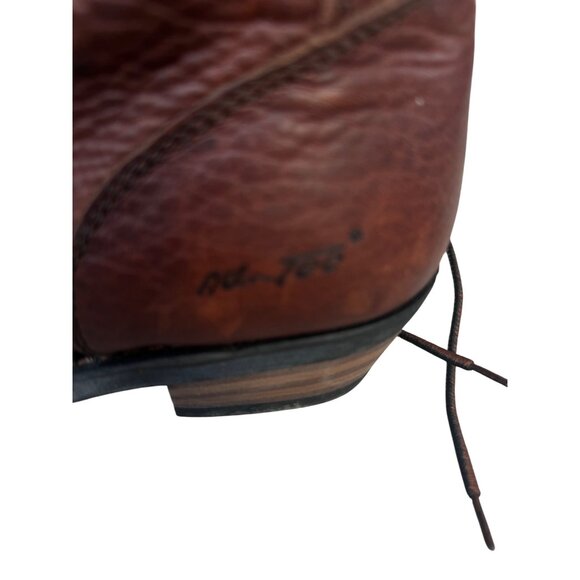 AdTec Mens Brown Leather Work Boots Size 9 M - Picture 11 of 16